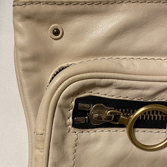 Chloe Leather Clutch with Zipper Detail - Picture 9 of 12